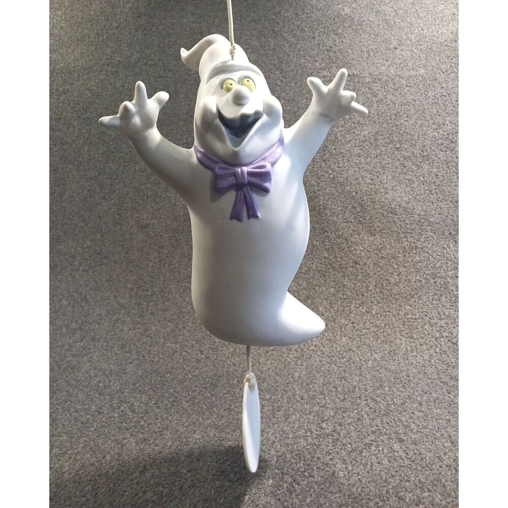 Pete the Ghost Wind Chime Hallmark Halloween Boo Bazaar 14 Inch Ceramic NO BOX